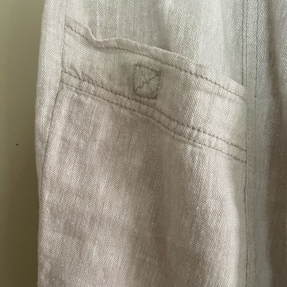 Free people button fly linen cotton blend harem pants - Picture 7 of 11